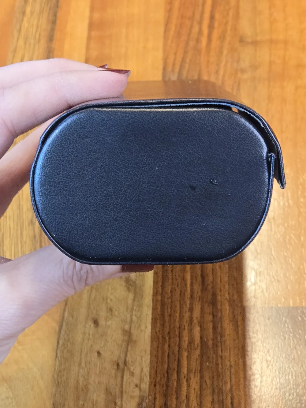 Authentic Balenciaga Black Leather Eyewear Sunglasses Case